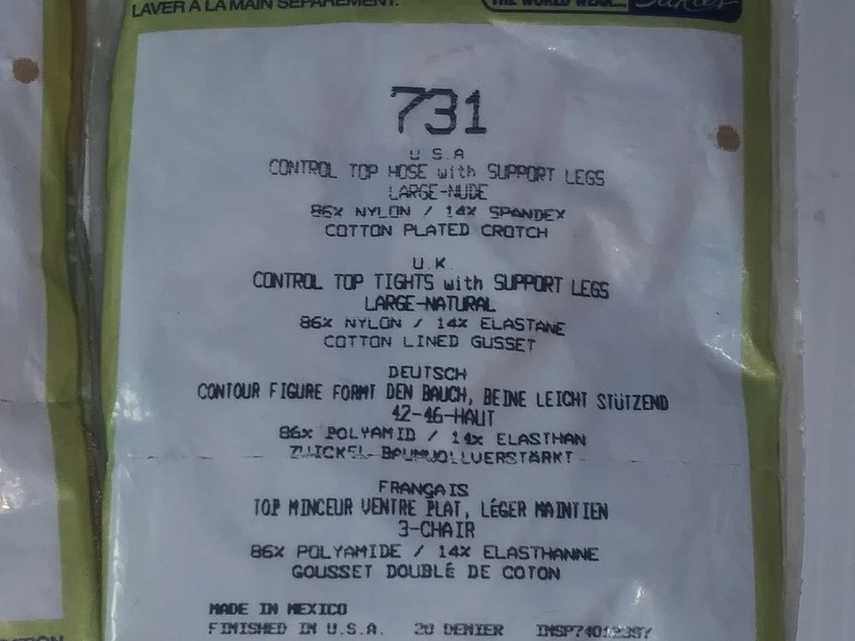 L'eggs Sheer + Silkies Pantyhose 6 Pair Large Nylon Nude Taupe Brandy - Image 3 of 4