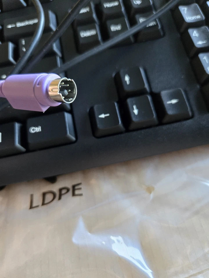 Teclado HP/Liteon con cable modelo Sk 2015 modelo PS/2 nuevo Foto 3 de 4