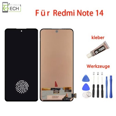 Für Xiaomi Redmi Note 14 4G 24117RN76E LCD Display (OLED) EU Version