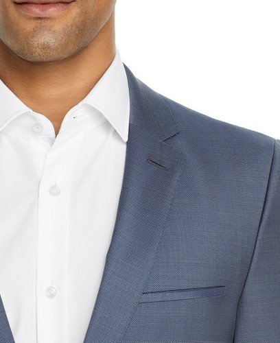HUGO HUGO BOSS Arti Textured Weave Extra Slim Fit Suit Jacket, Size 40S, $445.00 - Picture 3 of 10