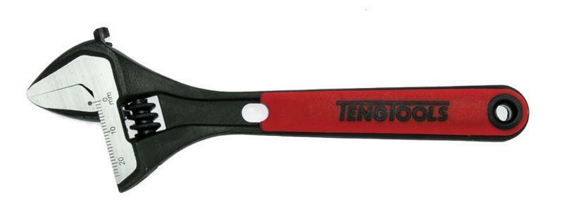 Teng 6"" Adjustable Wrench With Bi-Material Grip & Graduated Scale TEN-4002IQ