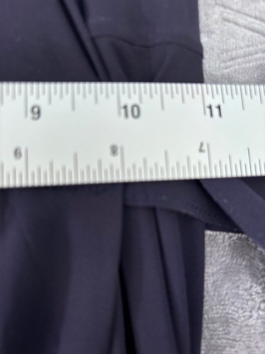 Dunkelblaues seidiges Wickelkleid von Irie Wash - Damen Größe M - Bild 5 von 13