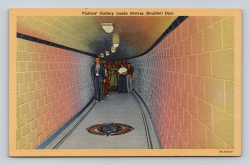 Galería de visitantes de postales dentro de la presa Hoover Nevada - Imagen 1 de 2