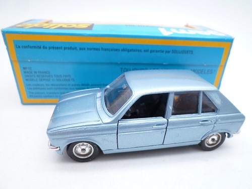 VINTAGE SOLIDO GAM 1 No.12 PEUGEOT 104 IN ORIGINAL BOX 1970s - Imagen 3 de 7
