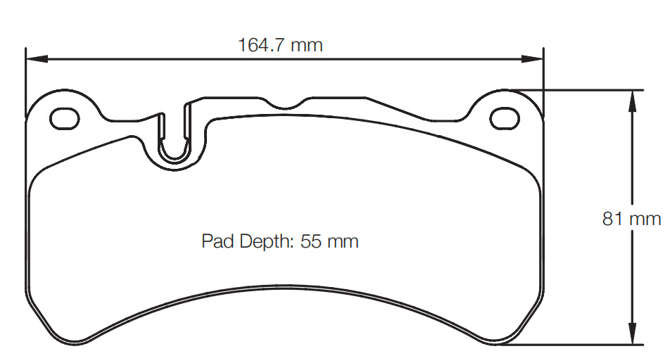 Front Brake Pad for MASERATI GHIBLI 2014-2023 QUATTROPORTE 2014-2023 CLK55 63
