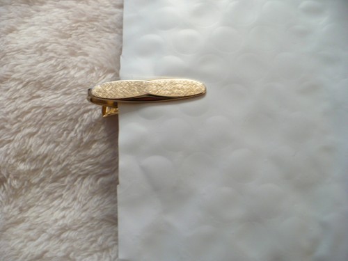 WM- VINTAGE GOLDFARBENE KRAWATTENNADEL #50985 (SCHÖN!!!!! - Bild 2 von 9