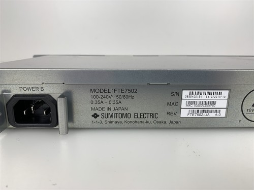 Unité de réseau optique Sumitomo Electric FTE7502 10G-EPON - Photo 6/6