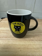 Tea Coffee Mug Cup Black The Kitty Mug Cat 