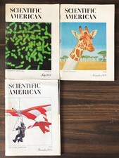 1974 Scientific American Magazine - Lot of 3