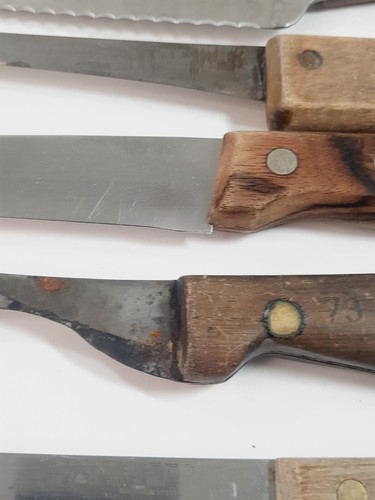 Vtg Butcher Steak Kitchen Knife Lot 64 Total Sheffield Imperial LaCuisine Ekco - Picture 13 of 17