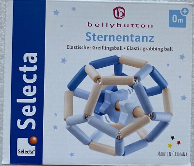 Selecta Bellybutton Sternentanz Greifling Holzspielzeug Kleinkindspielzeug 64022