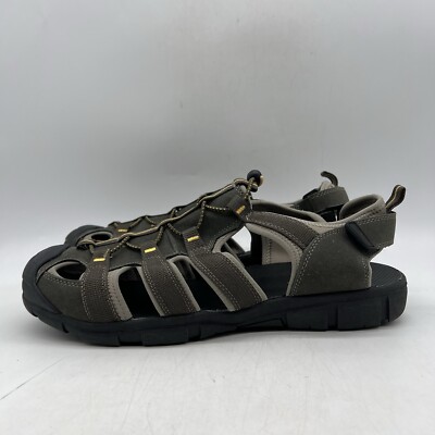 Falls Creek Sportsman Mens Closed-Toe Sandals (Olive/Taupe  display picture 1