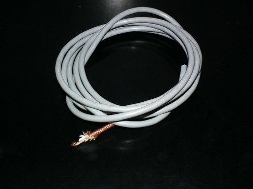 NOS Hochwertiges 2-adriges geschirmtes Gitarrenkabel 9 Fuß/2,7 m Heiru W. Germany 70er - Bild 1 von 11