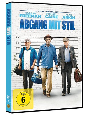 Abgang mit Stil ( Morgan Freeman, Sir Michael Caine, Alan Arkin, DVD ) NEU