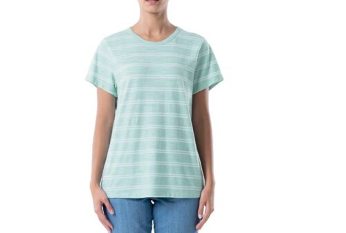 Women's Club Striped Crew T-Shirt - Picture 1 of 3
