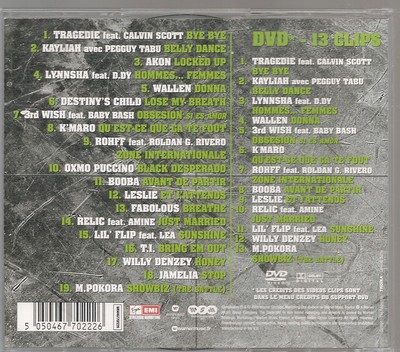 Cd Compil 19 Titres Dvd 13 Titres Rap R N B 05 Kayliah K Maro Booba Ebay