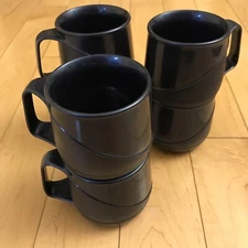 6 X Aladdin Allure Temp-Rite 8 oz Nashville TN Insulated Coffee Mug Camping Blue