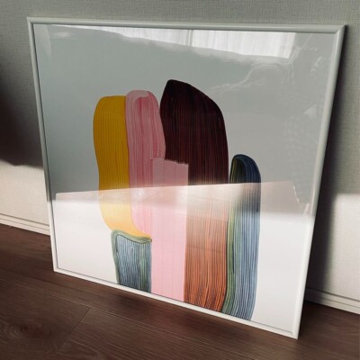 Ronan Bouroullec Drawing Poster No.8 Custom Framed Size H 26.5 x W