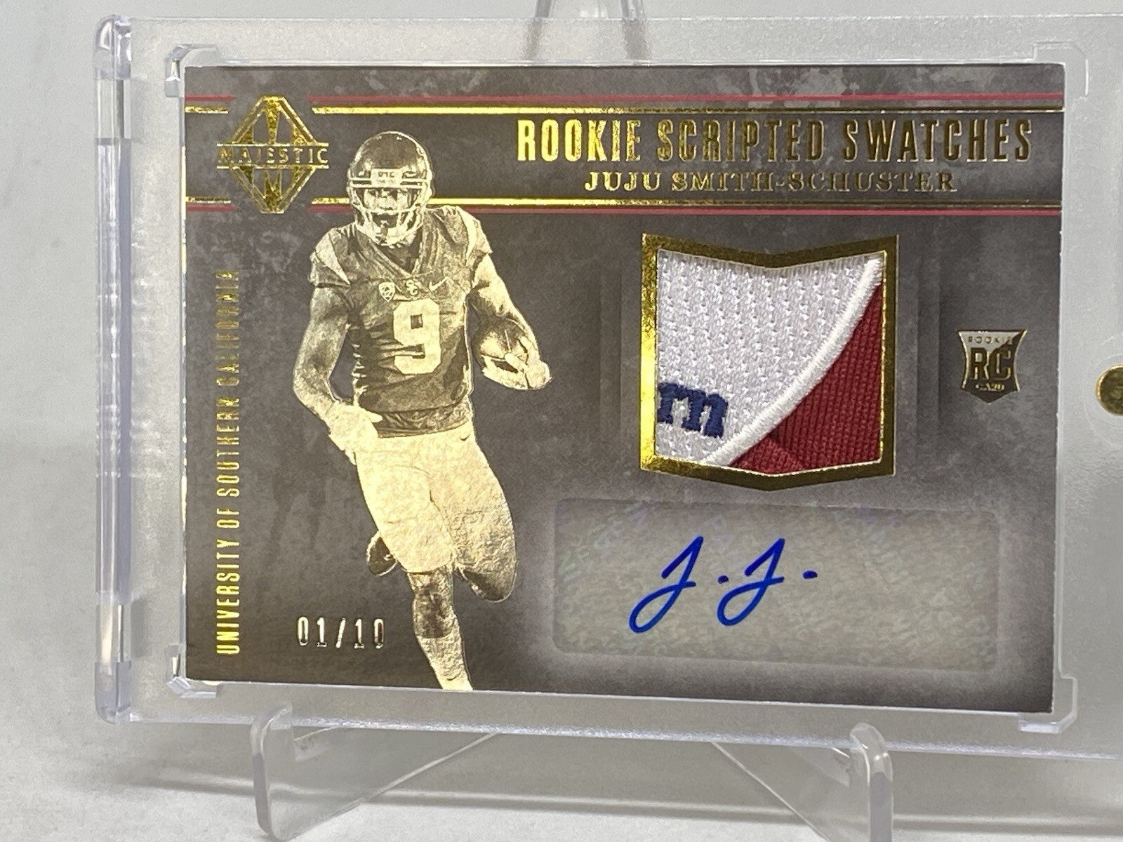 JuJu Smith-Schuster Panini Majestic #132 Autograph Material