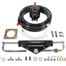 150HP Hydraulic Outboard Steering Kit -150 HP Helm Pump 26ft Hose