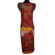  Zara Woman Off Shoulder Maxi Floral Print Dress with Side Slit Sz Medium NWT