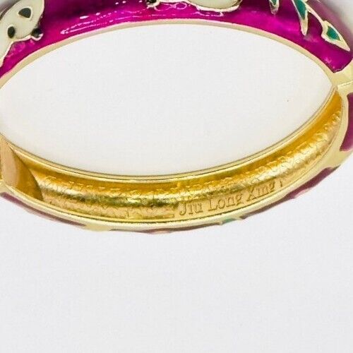 Jui Long Xing Panda Bambu Clamp Bangle Bracelet Asian Theme Jui Long Xing Panda Bambu Clamp Bangle Bracelet Asian Theme