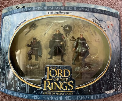 Lord of the Rings Armies soldiers scenes Fighting Fellowship 3-pack LOTR AOME
