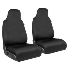 2 Pack Black Car Seat Cover Waterproof - Durable Neoprene Black Car Seat Cover