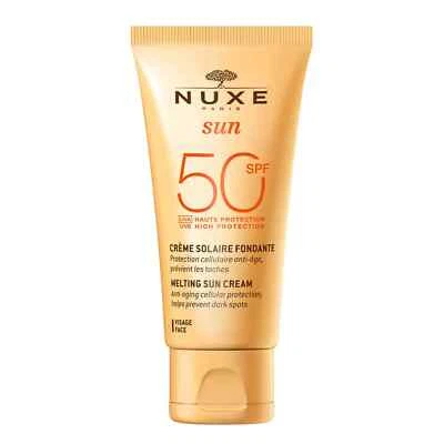 Nuxe Sun Crema Solare Fondente Alta Protezione SPF 50 Viso Anti Età 50 ml
