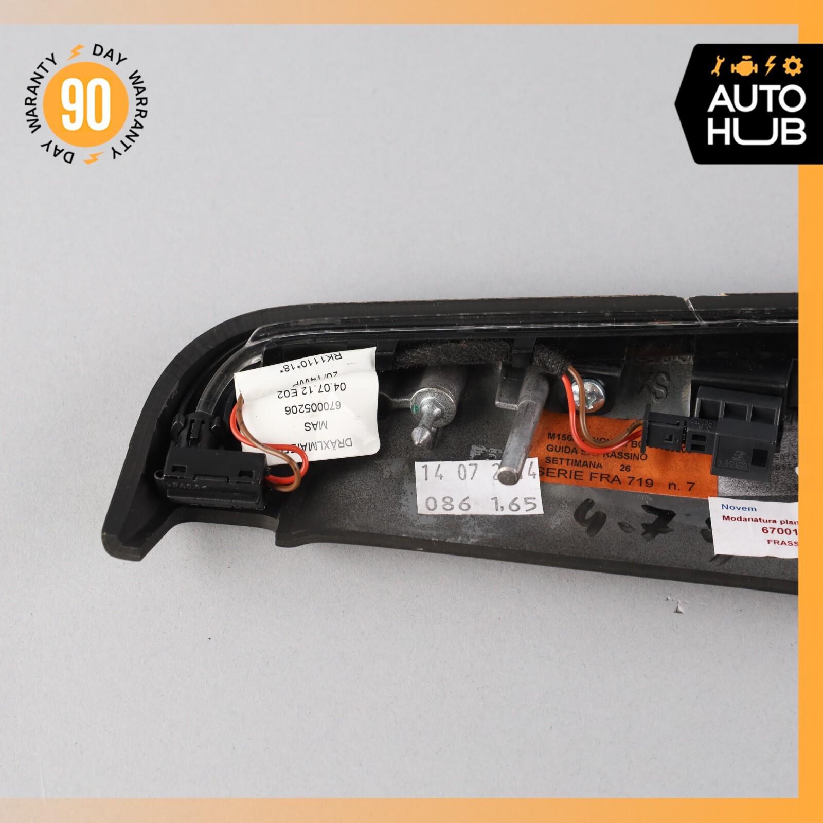 2015 Maserati Quattroporte M156 Left Side Dashboard Trim Wood OEM 32k
