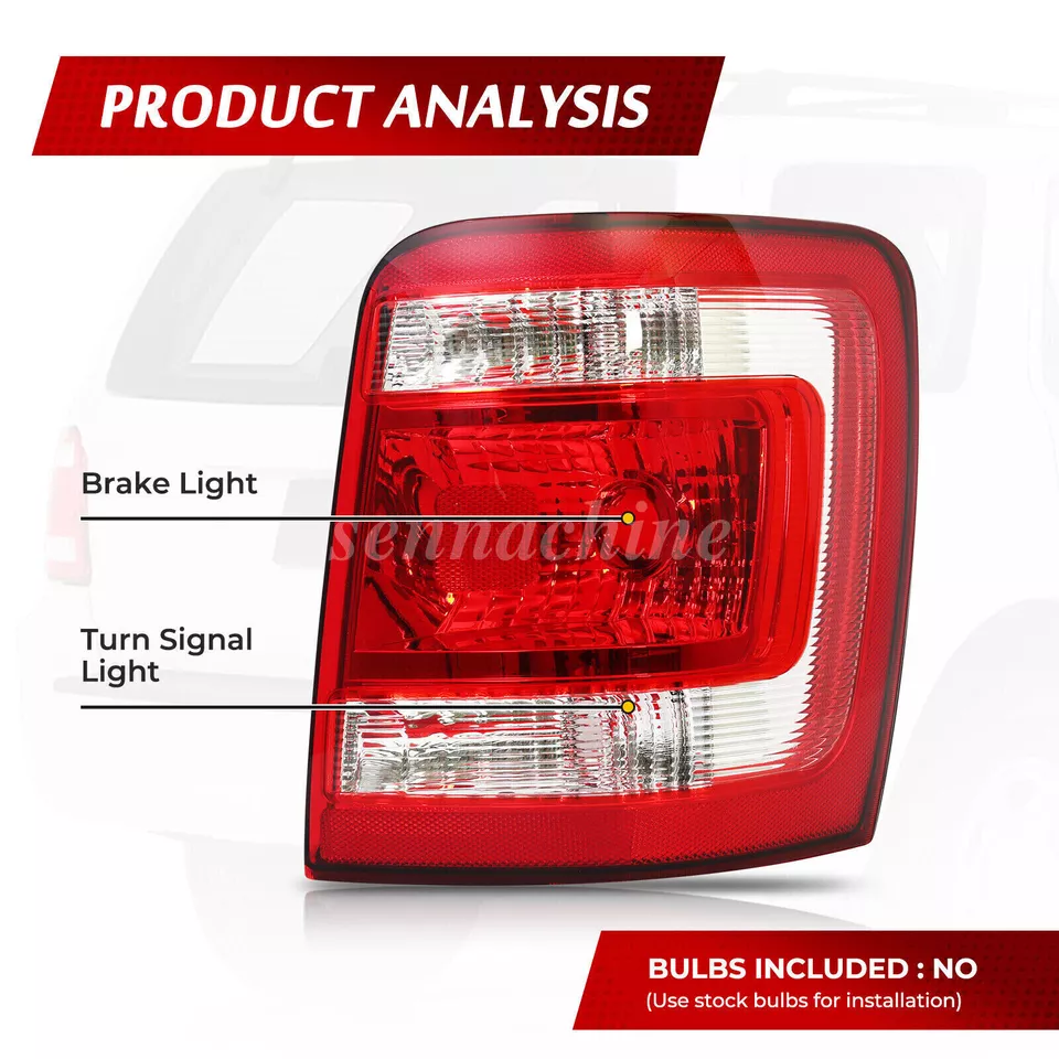Tail Light For 2008-2012 Ford Escape Passenger Right Side Lens and Housing - Image 3 of 4