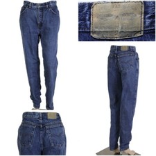 Vintage USA LEVI'S Women's 10 Tapered Leg High Waist Mom 100 Cotton Denim Jeans