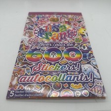 LISA FRANK Sticker Book Over 600 Stickers NEW unicorn animals colorful Y2K