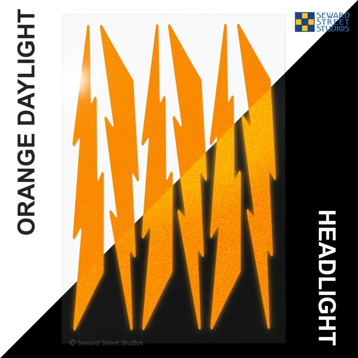 Orange bike decals sales