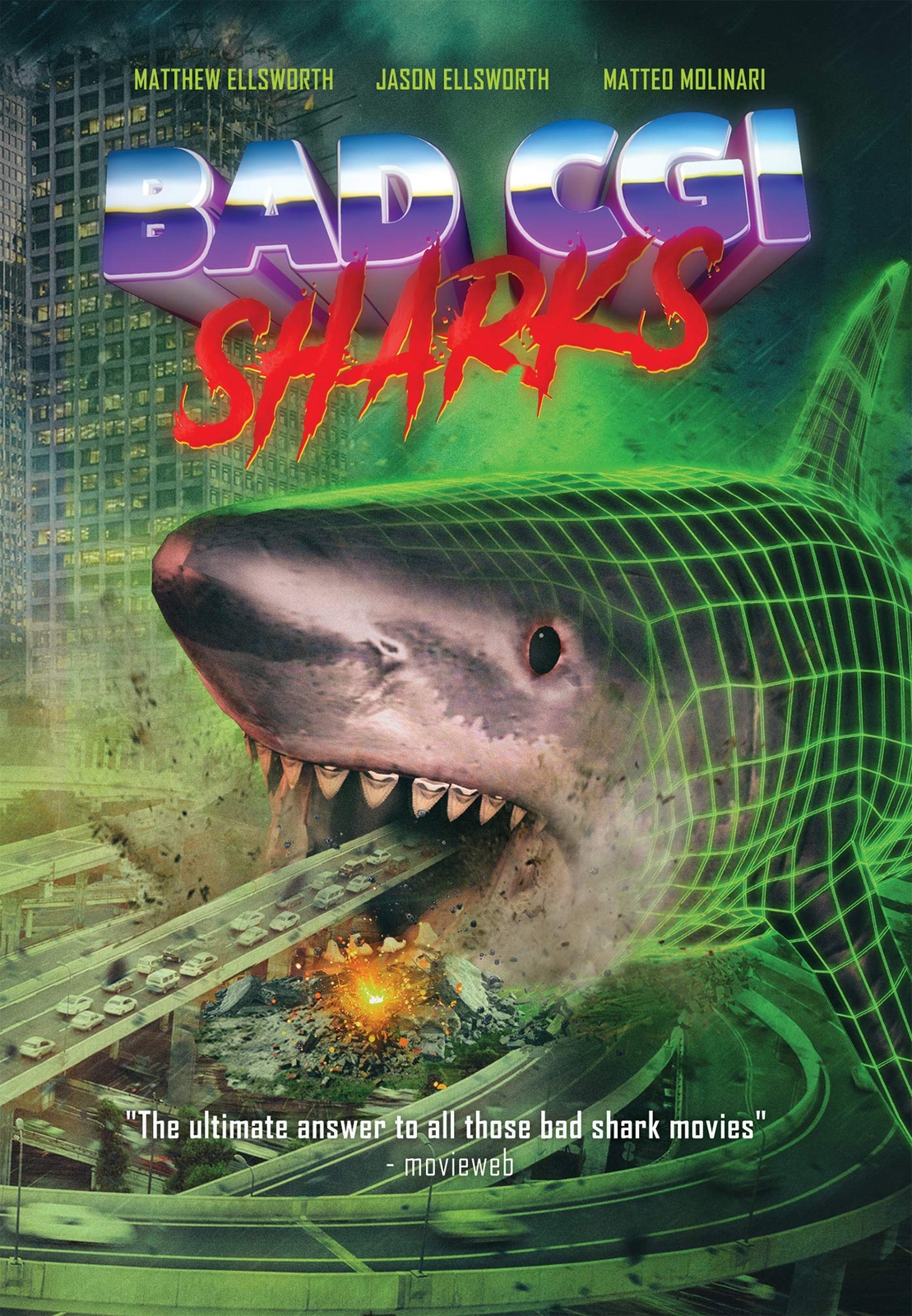 Bad CGI Sharks (DVD) Jason Ellsworth Matthew Ellsworth Matteo Molinari Jenn Liu