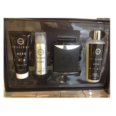 Italiano Nero Uomo 3.4 Oz  ARMAF eau de toilette spray 4 PIECES SET