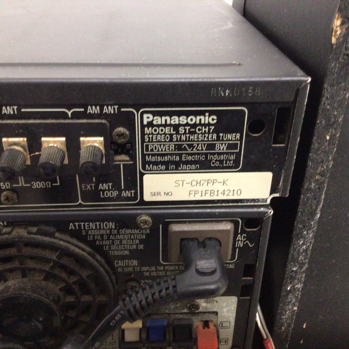 Panasonic Vintage Stereo System (ST-CH7 SU-CH7 RS-CH7)