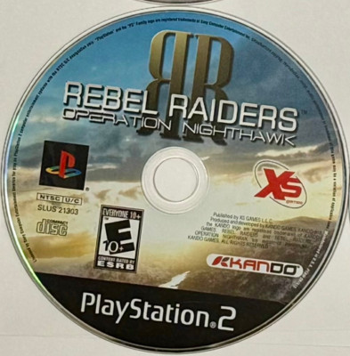 Rebel Raiders Operation Nighthawk PS2 Sony PlayStation 2 - Disc Only
