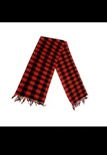 Classic Checkered Buffalo Wool Plaid Scarf