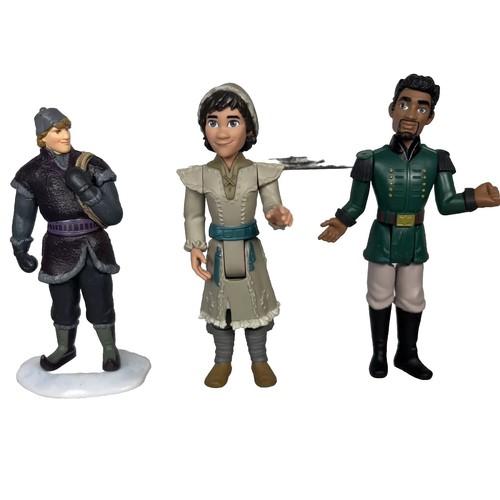 Disney Frozen 3 pcs set of mini Figures Cake Toppers Kristoff Mattias