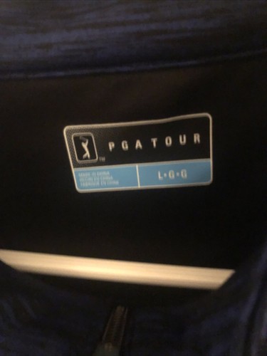 PGA Tour Full Zip Golf Jacket - Large - Heather Blue - Picture 2 of 3