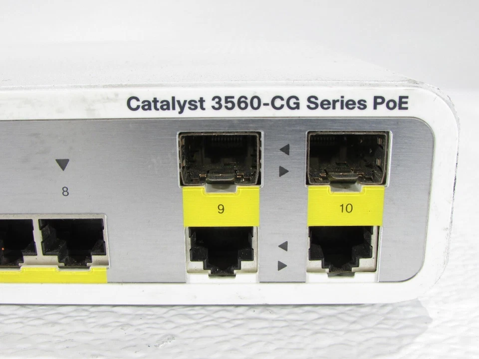 Cisco WS-C3560CG-8PC-S CATALYST 3560C SWITCH 8GBE POE+ 2XDUAL UPLINK IP BASE - Image 2 of 2
