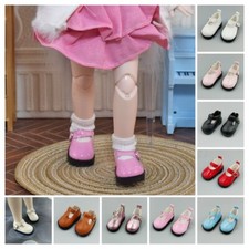 1 Pair Mini Leather Shoes for 1/6 Ball Jointed BJD Doll Shoes Lovely Kids Shoes
