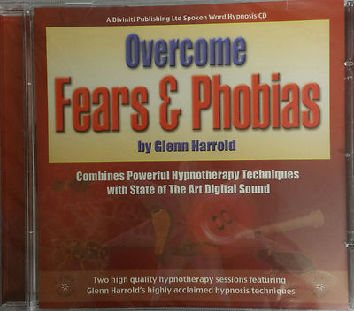 OVERCOME FEARS & PHOBIAS - GLENN HARROLD  AUDIO HYPNOSIS CD 