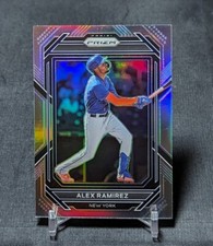 Alex Ramirez Silver Holo Prospect Rookie 2023 Prizm Card #29 New York Mets