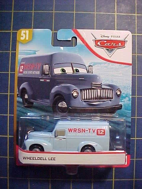 DISNEY PIXAR CARS WHEELDELL LEE! DOC'S RACING DAYS!  NIP  WRSN-TV 12