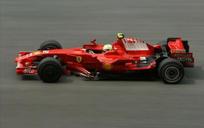 NEW 1:5 Casco Helmet F1 FELIPE MASSA 2008 FERRARI SPARK +Magazine