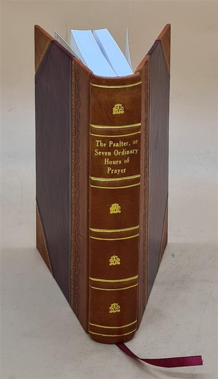 Psalter Leather Bound Seven Ordinary Hours Of Prayer