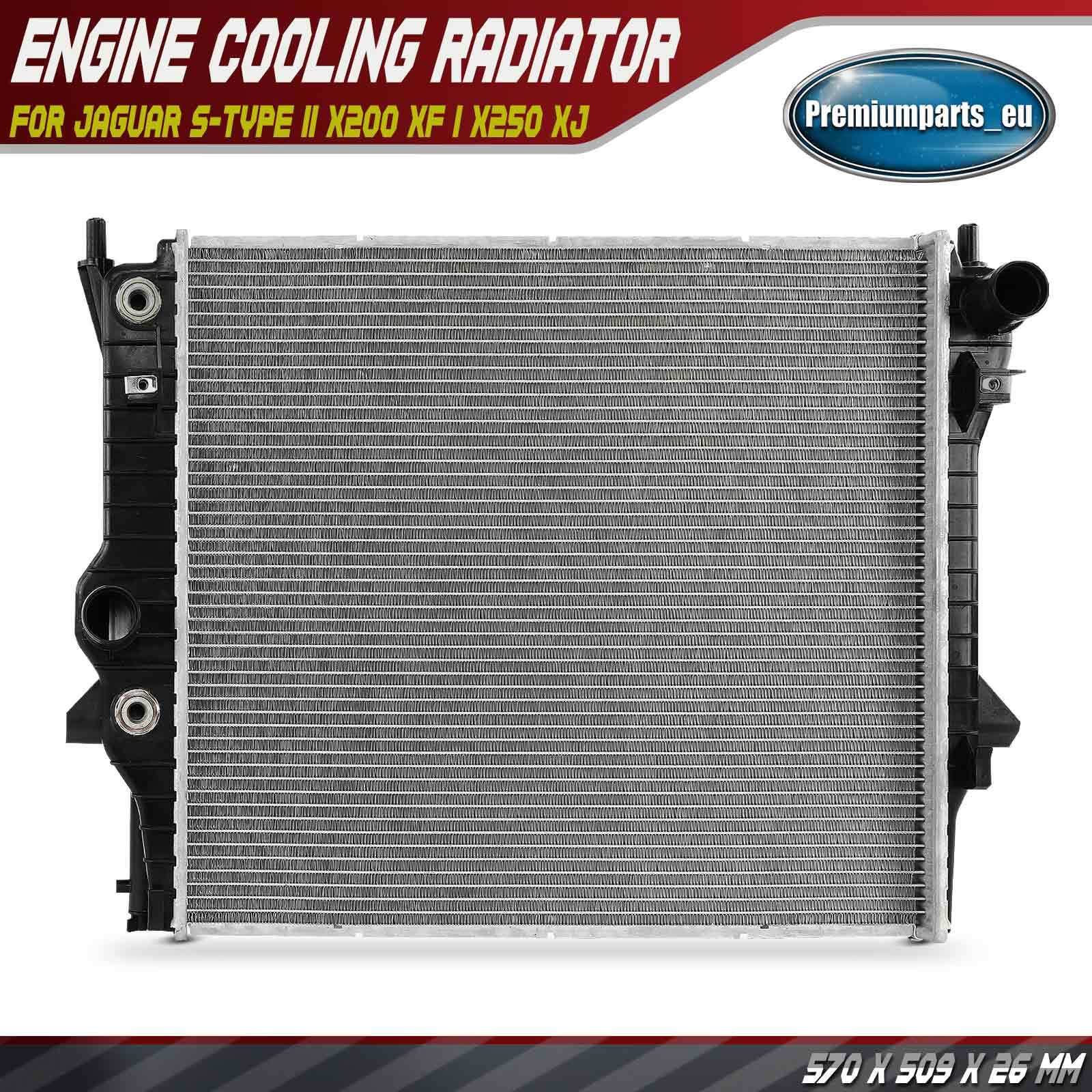 Engine Coolant Radiator for Jaguar S-Type II X200 XF I X250 XJ X350 ...
