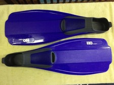 H2ODYSSEY FULL FOOT FINS SIZE 10 - 11 Blue SC...